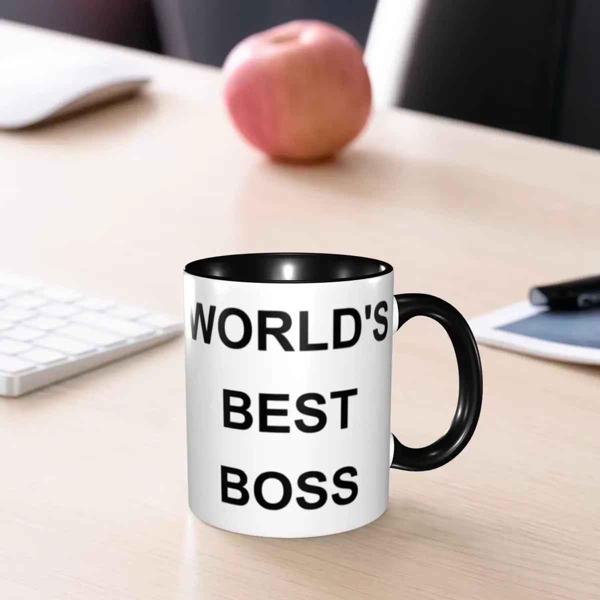 Tasses à café personnalisées « Meilleur patron du monde »