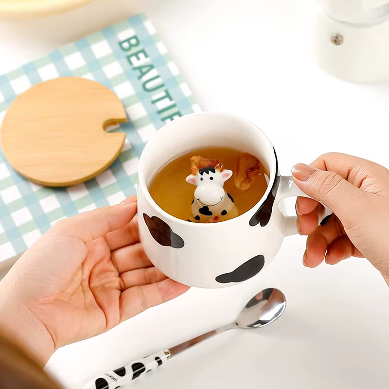 Tasse à café en céramique mignonne