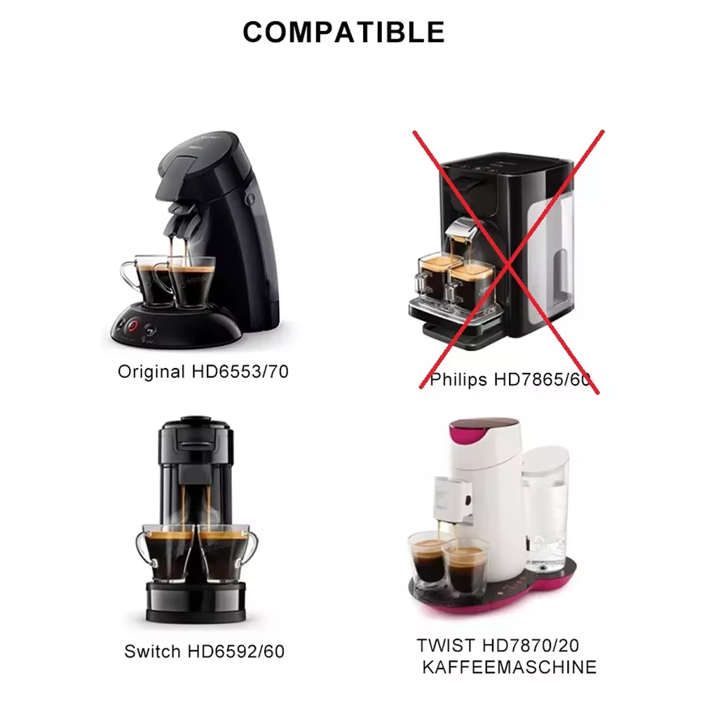 Capsules senseo Capsules de café réutilisables en acier inoxydable 304
