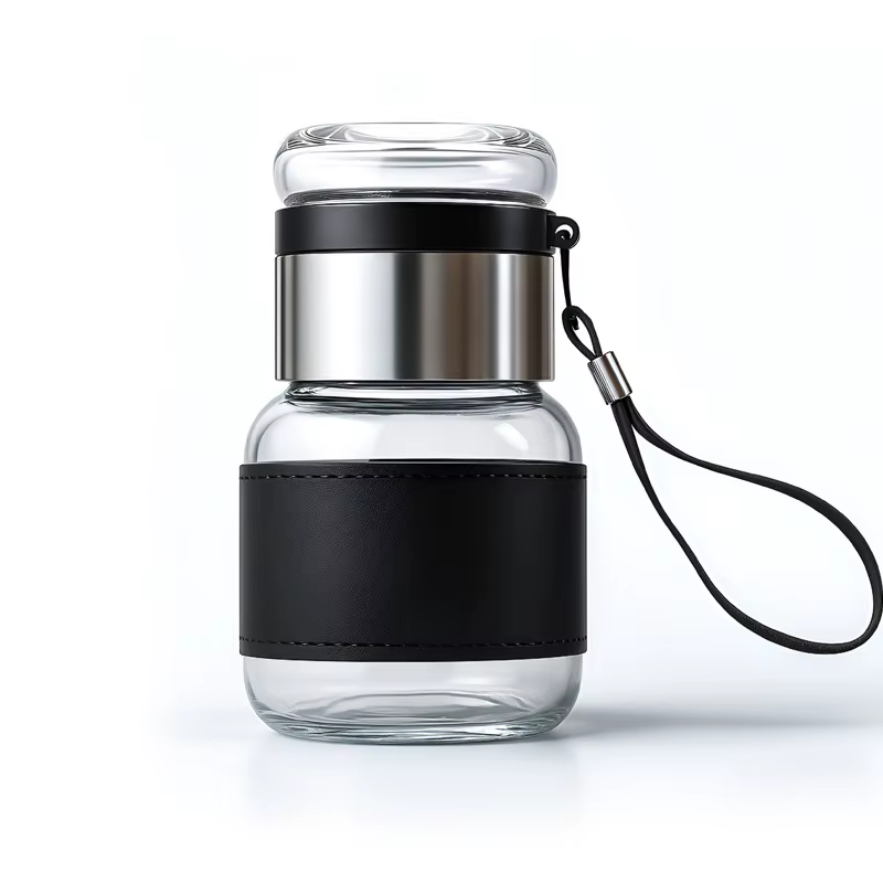 Ins – tasse à thé transparente en verre de jetée de haute valeur
