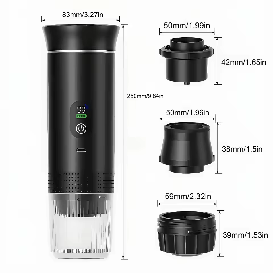 Machine à café expresso portable Mi avec écran numérique