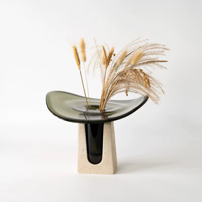 Vases en verre modernes