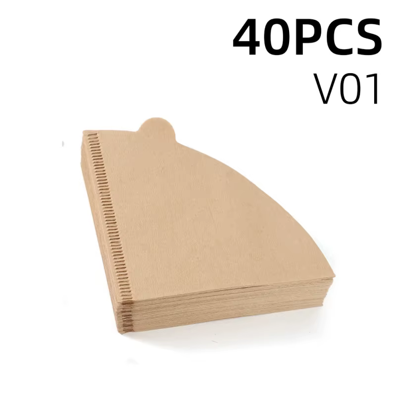 Filtre à cône en pâte de bois 01