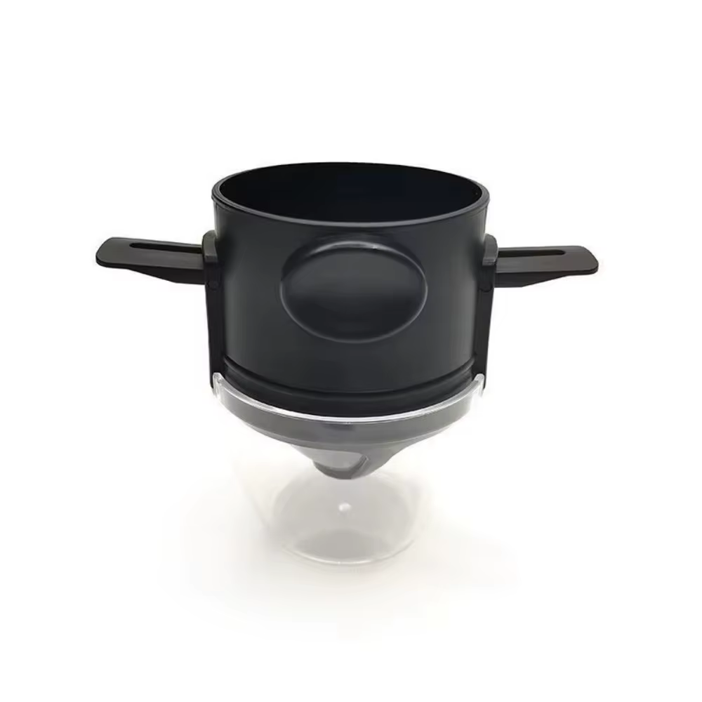 Filtre à café portable pliable réutilisable avec maille double couche pour infusion par déversement sans papier