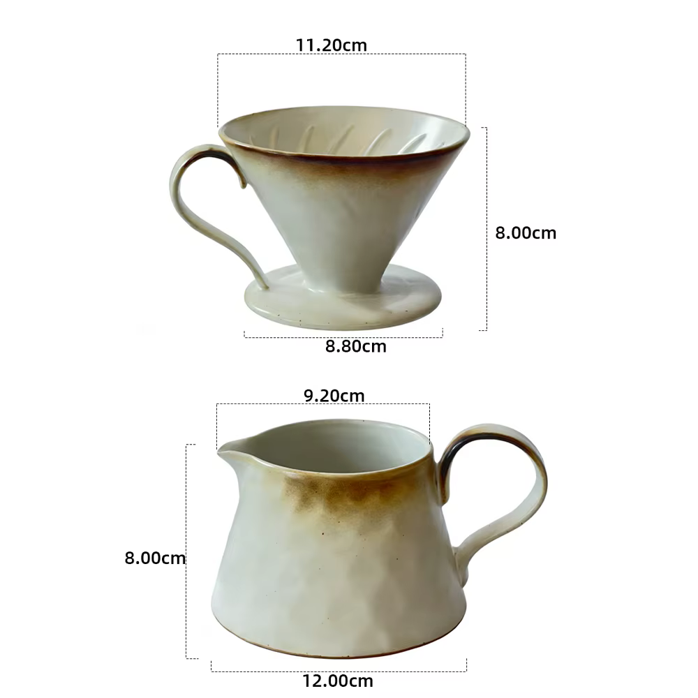 Ensemble de café pour over pour en-casée en céramique Kiln Change