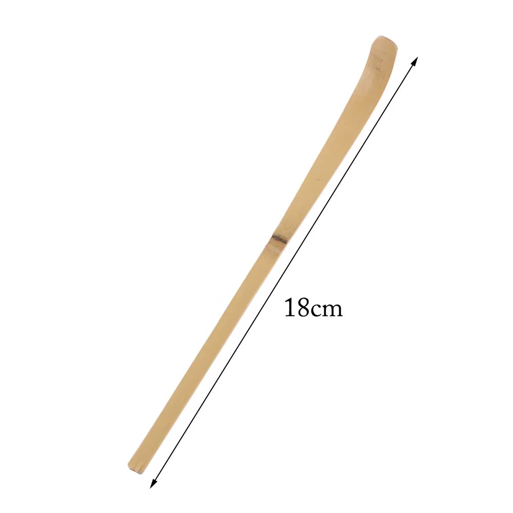 Spatule à thé en bois de bambou noir