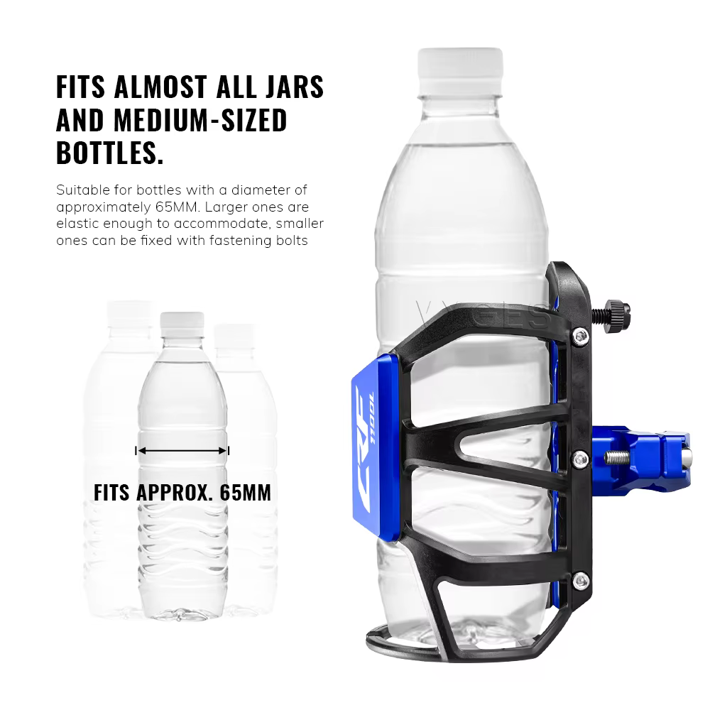 Porte-bouteille d'eau de boisson de moto pour Honda CRF1100L Africa Twin CRF 1000 L NC750X NC 750 X porte-boissons porte-gobelet d'eau