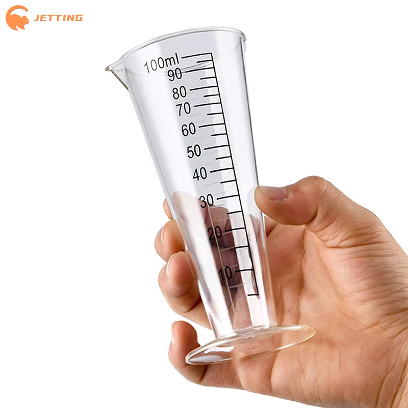 Tasse à mesurer transparente en acrylique de 100ml