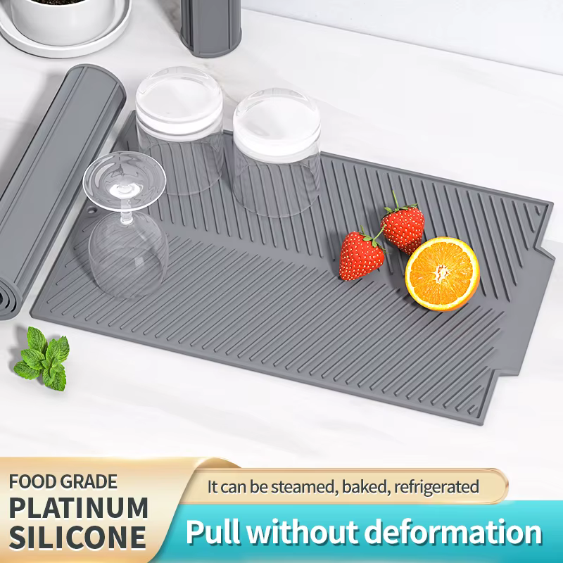 Tapis de séchage pour comptoir de cuisine