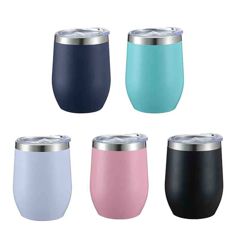 Tasses thermiques en coquille d'œuf de 12oz