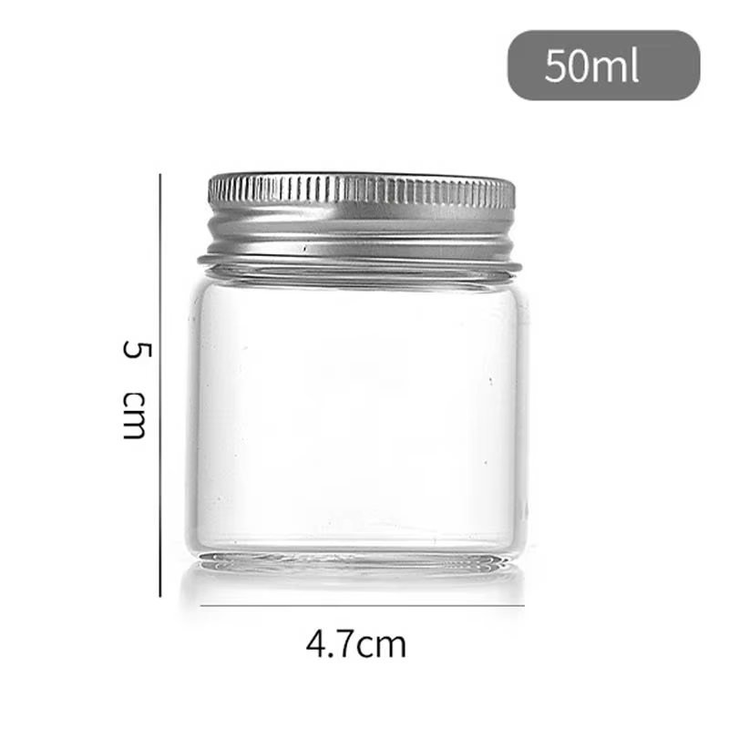 Petits pots en verre de 50ml