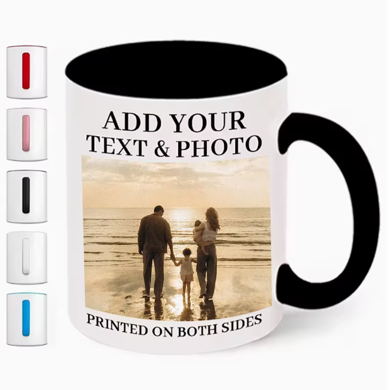 Tasse personnalisée avec photos et texte