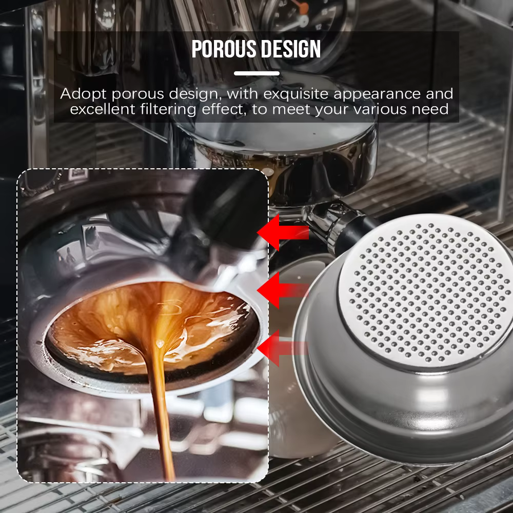 Panier de filtre à café à paroi unique de 54mm