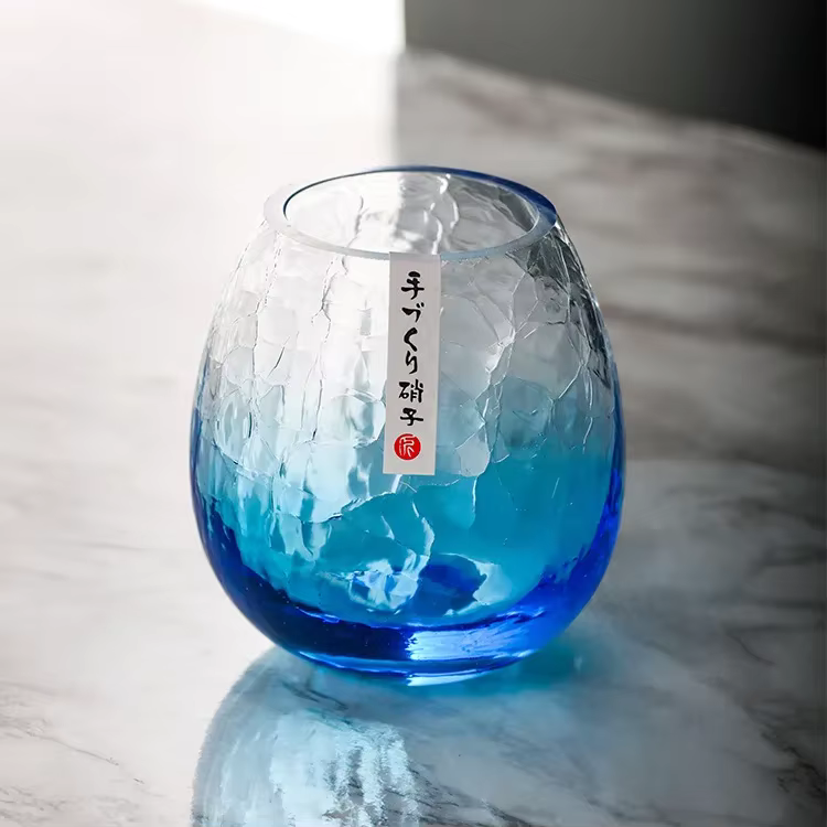 Verre craquelé sur glace créatif de style japonais