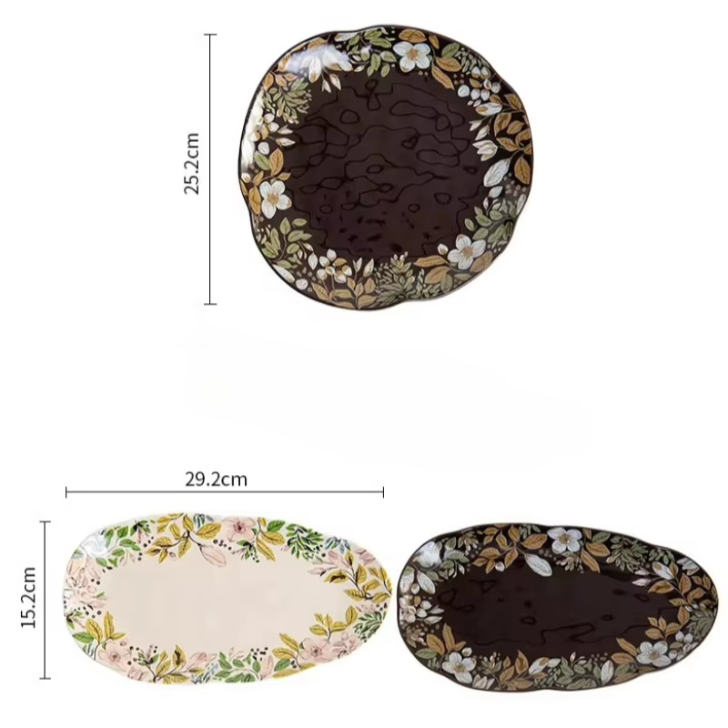 Service de table en céramique pour la maison : bols