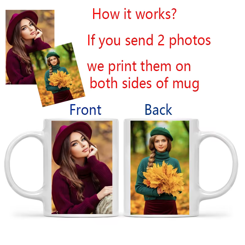 Tasse personnalisée avec votre photo