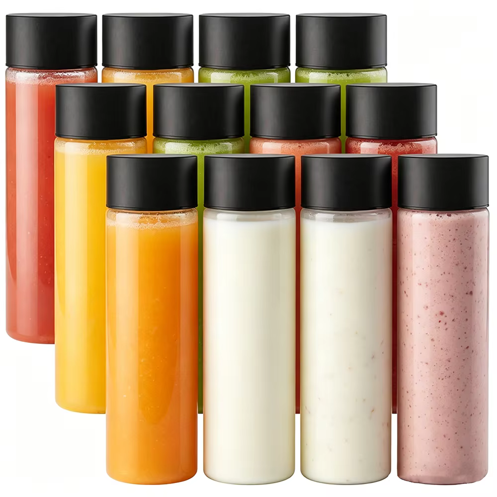 ✨ ‌ Bouteilles de jus/eau réutilisables en plastique vides en vrac