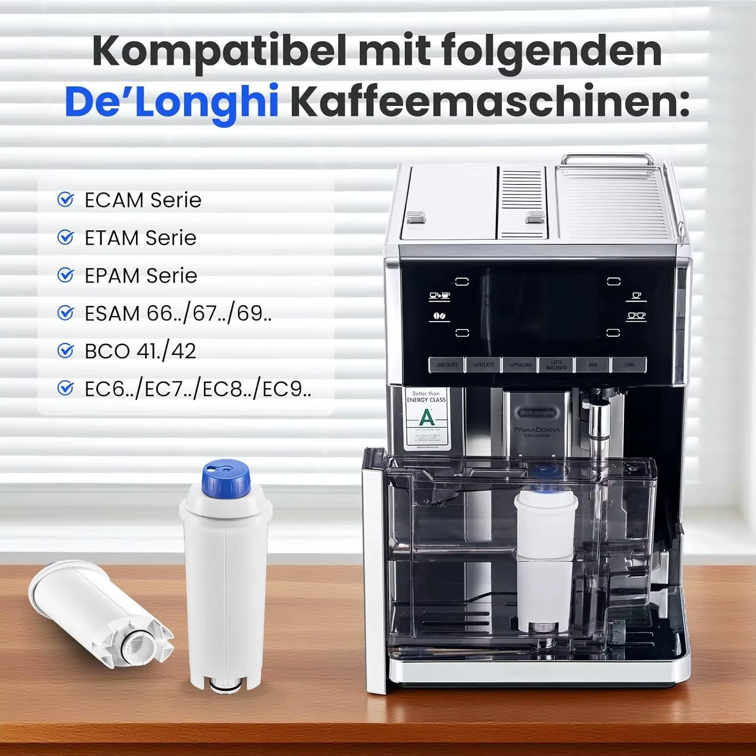 Filtre à eau de remplacement pour Machines à café Delonghi