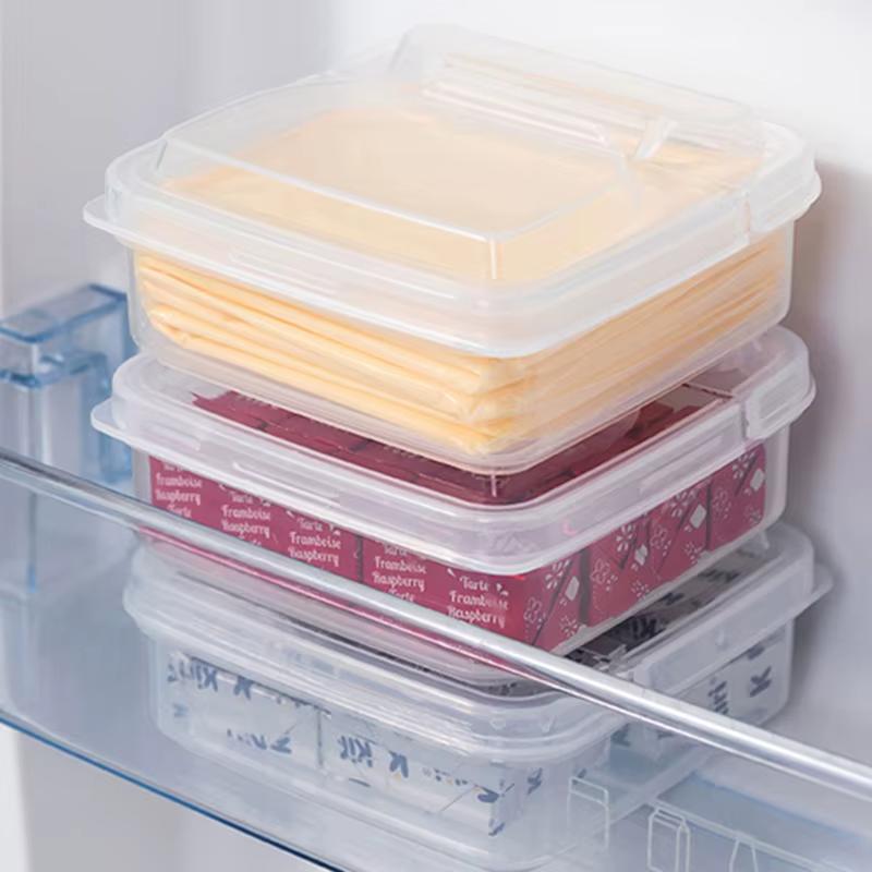 Boîte de rangement de fromage au réfrigérateur en plastique 1 pièce