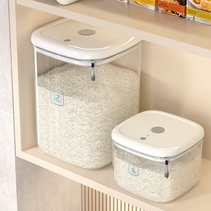 Seau à riz sous vide, cuisine
