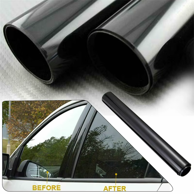 Film de verre teinté pour fenêtre annulée, feuilles de protection solaire, film teinté pour pare-soleil de voiture, verre foncé, caractéristique d'ombrage en céramique, 76cm x 3m