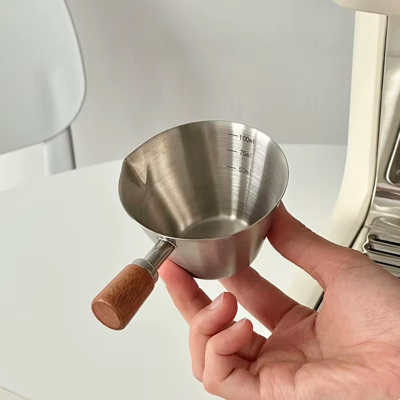 Tasse d'extrait de café en acier inoxydable de 100ml