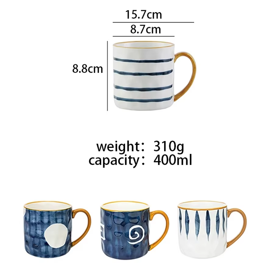 Tasse à café en céramique YWDL 400 ml