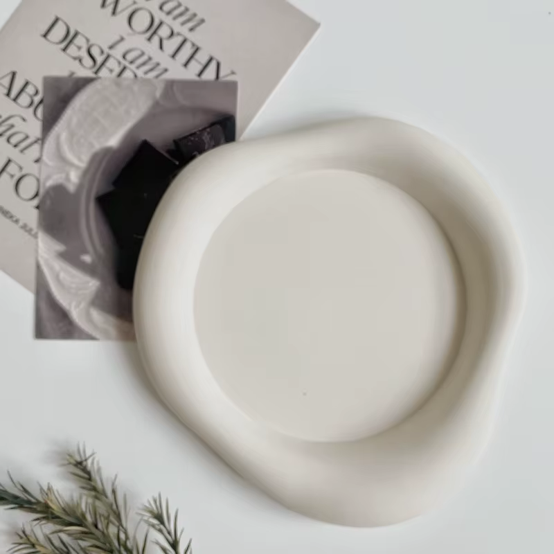 Sous-verre Cloudy Cup - Isolant en silicone souple pour tasses à café - Lavable à la main