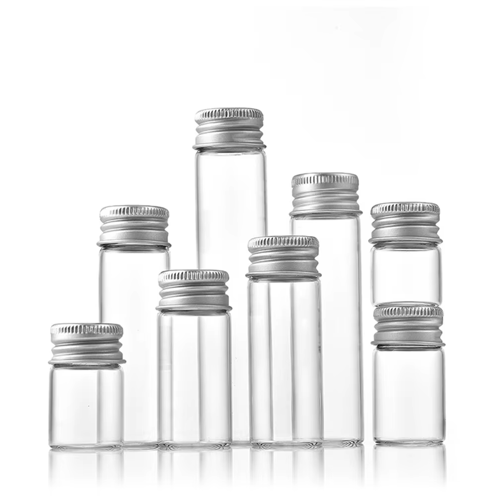 Petites bouteilles, petits couvercles en aluminium