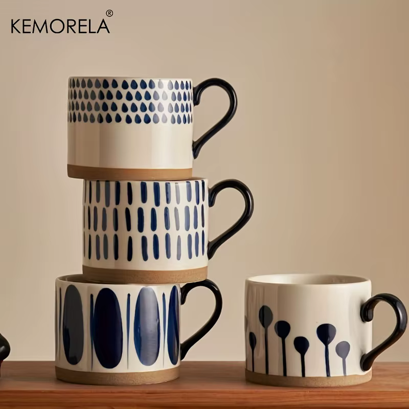 KEMORELA 1 pièces 450ML tasse en céramique nordique café
