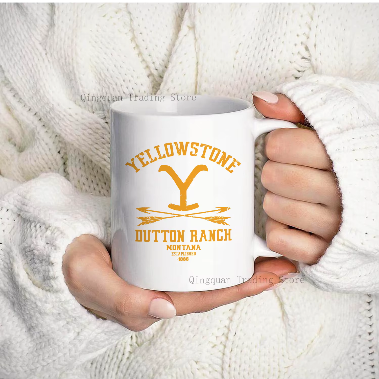 Tasse à café émaillée Yellowstone
