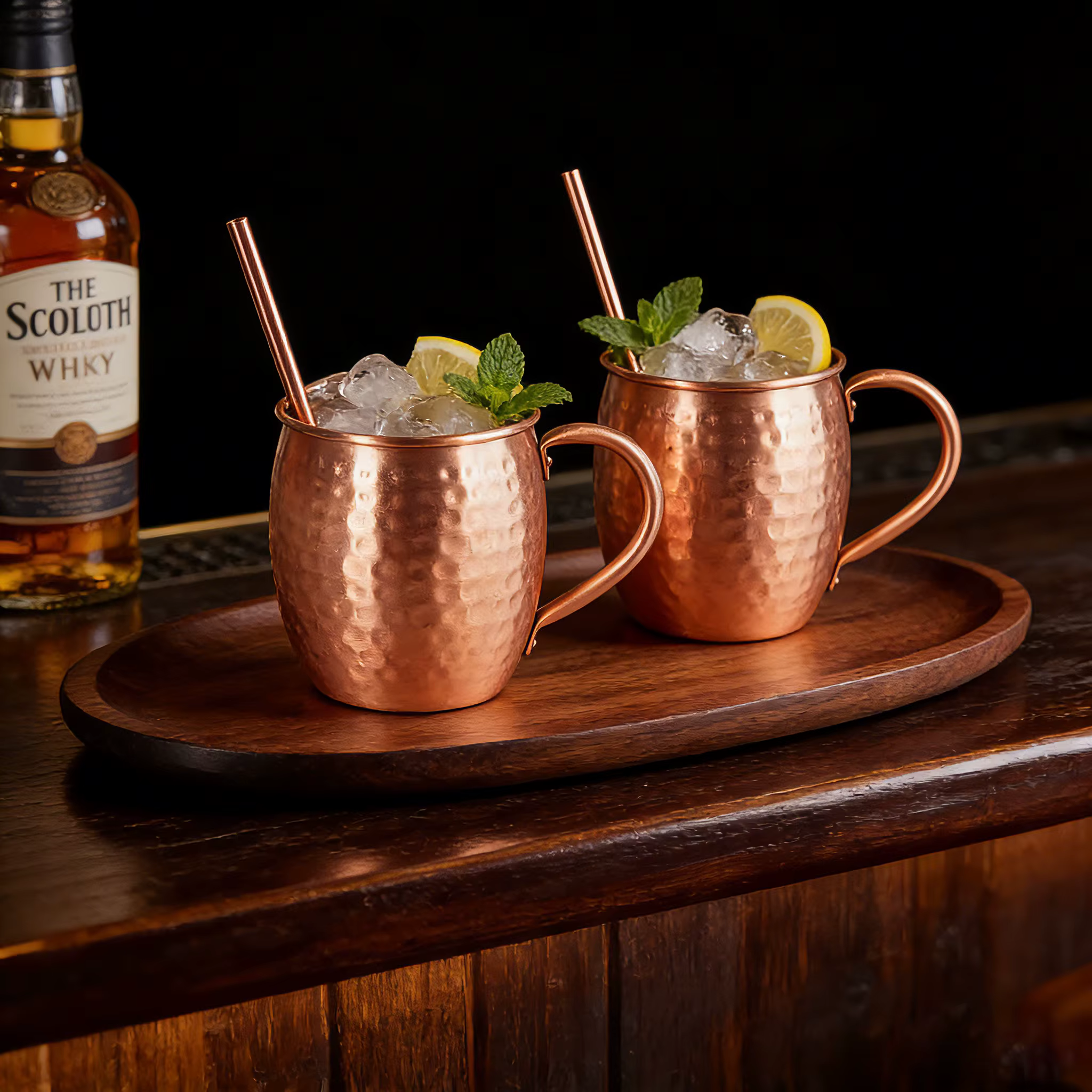 Mug Moscow Mule en cuivre pur 350 ml (12 oz) – Tasse à bière