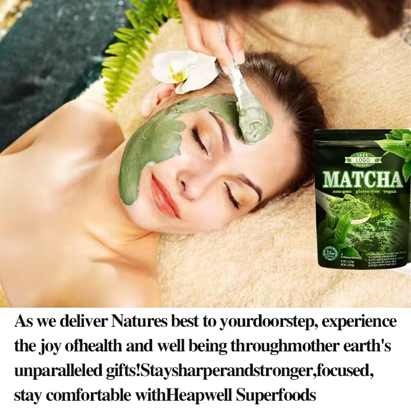 Nouvelle Poudre de Matcha Bio Personnalisée en Usine