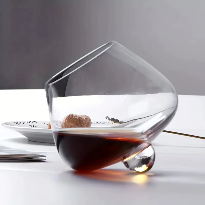 Verres à whisky rotatifs pour le ventre et la bière