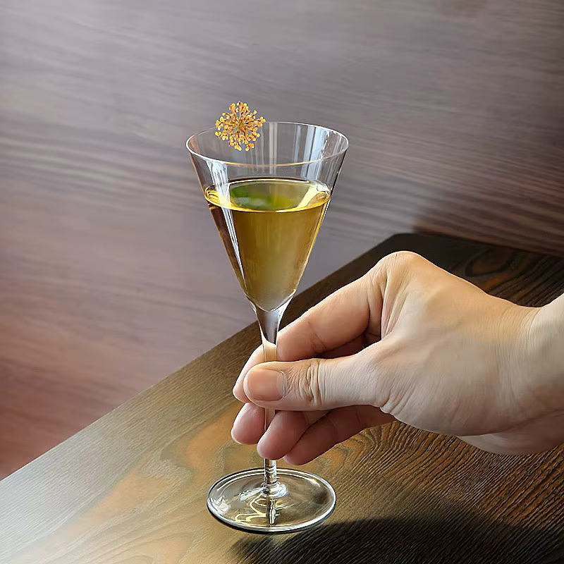 Verre à Martini Kimura de petite capacité, verre à cocktail de haute qualité, verre à Martini de style japonais, boutique