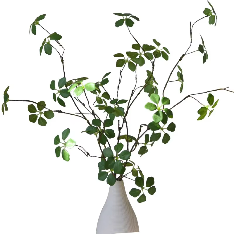 Plante artificielle de feuille de Lotus Guanyin