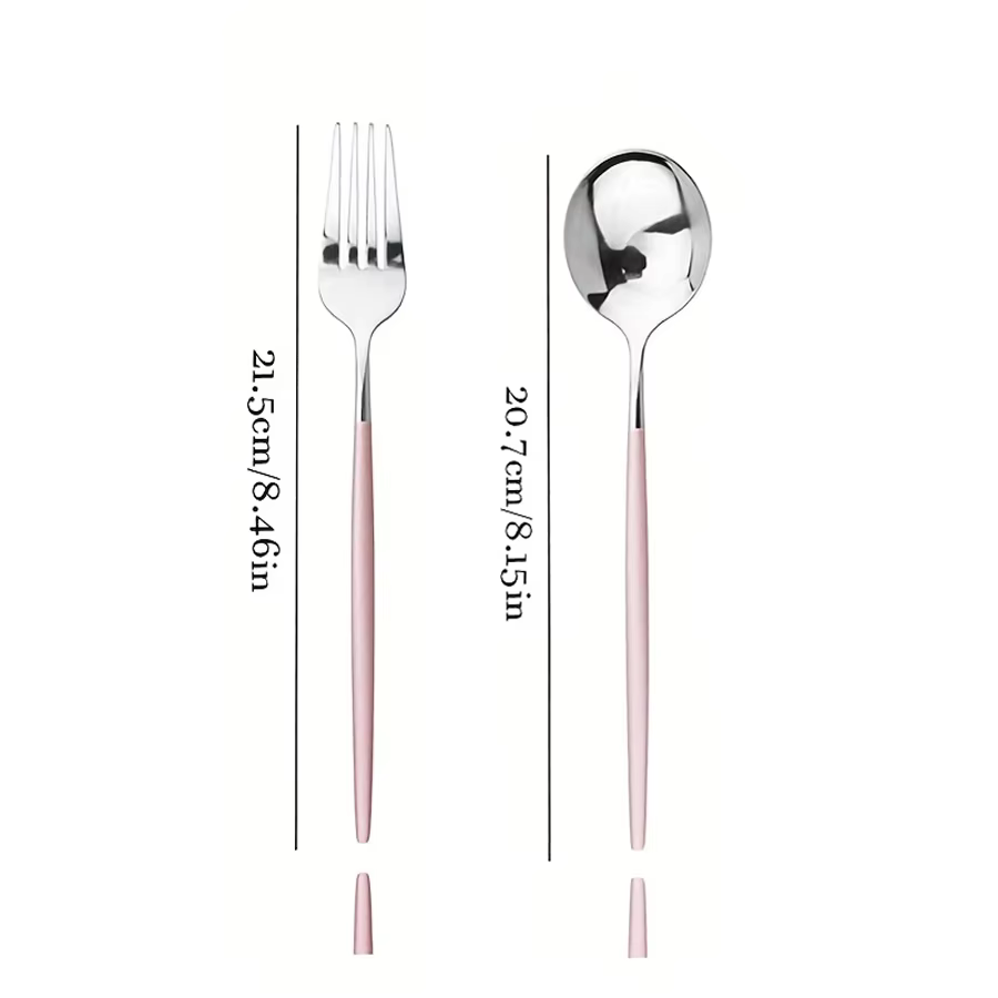 Ensemble de couverts en acier inoxydable de 16 pièces