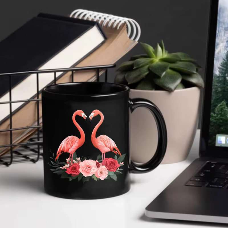 Tasse en céramique flamant rose