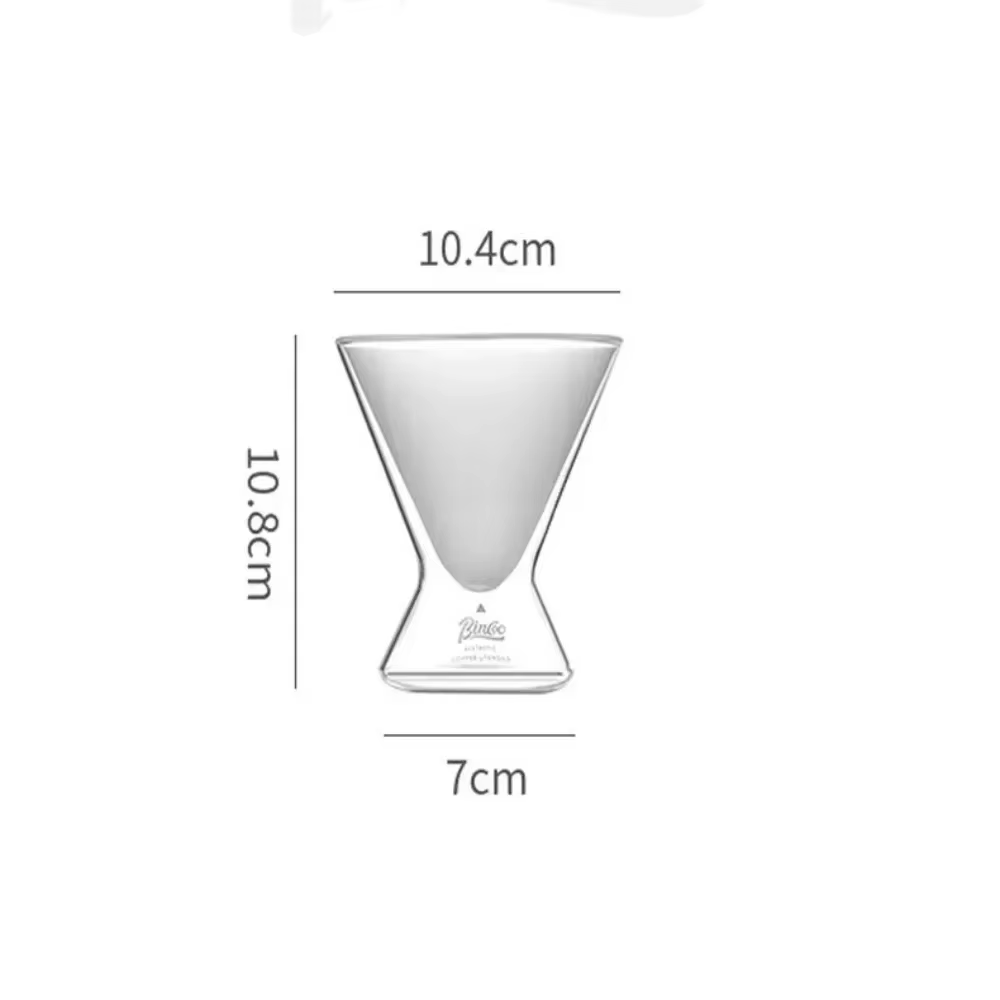 Tasse à Café en Verre Double Couche de 180ml