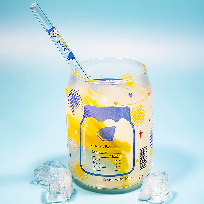 Tasse en verre mignonne