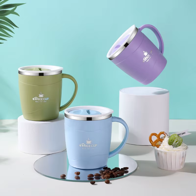 Tasse à café au lait en acier inoxydable