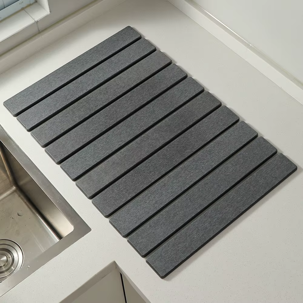 Tapis de séchage de vaisselle Portable écologique