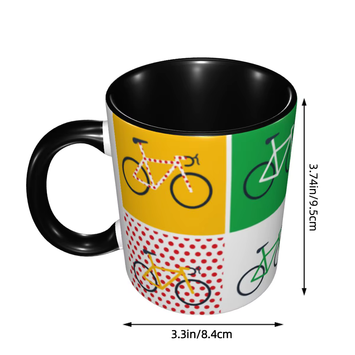 Mug à café personnalisé DIY pour la course cycliste Tour de France