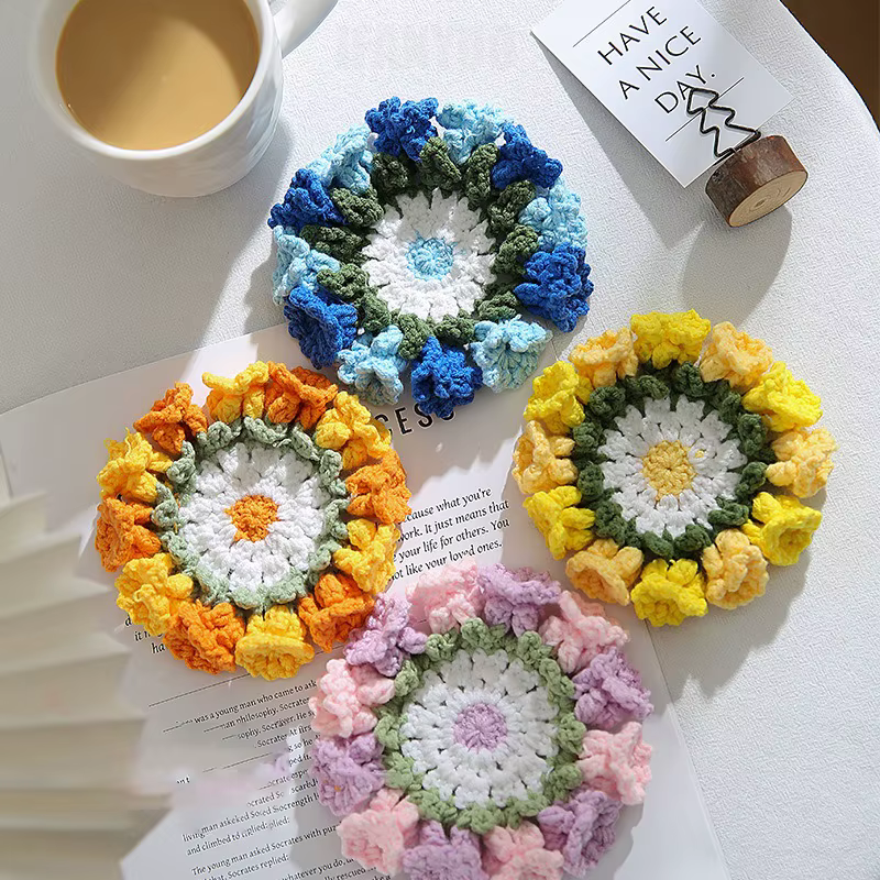 Dessous de verre en Crochet