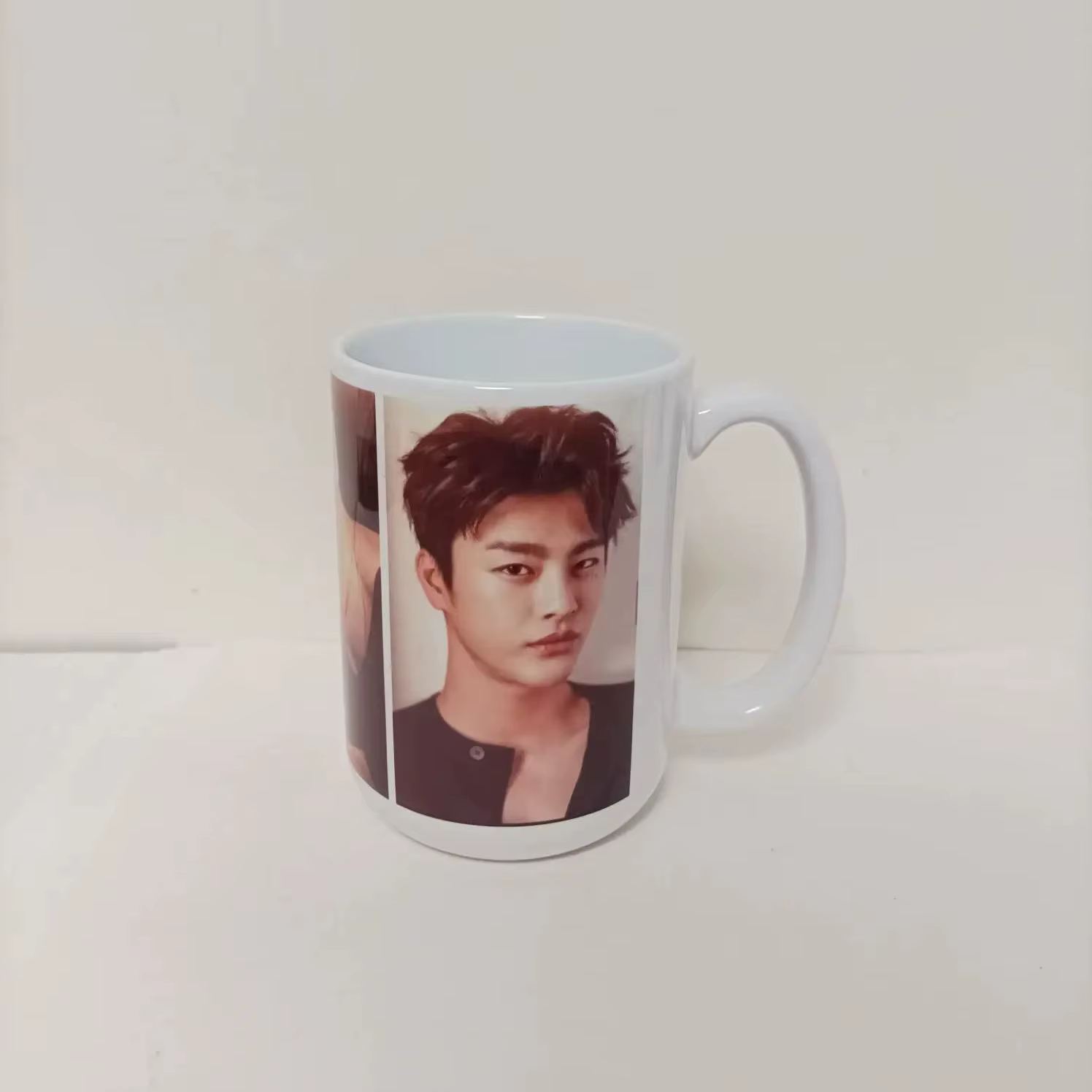 Grande tasse en céramique personnalisable de 450 ml (15 oz) – Mug créatif pour café et lait