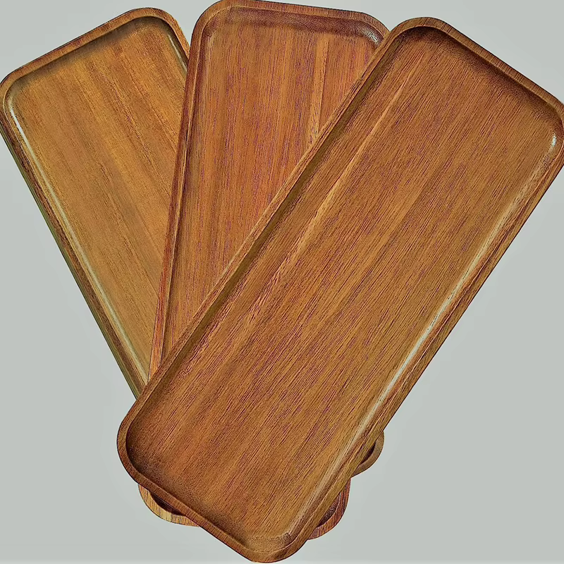 NOUVEAU Service de table en bois massif