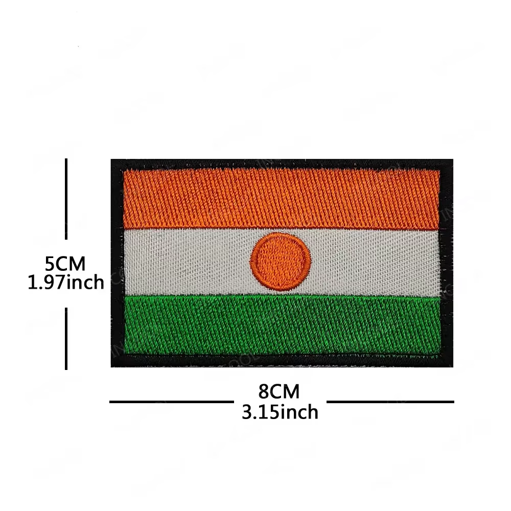 Patchs brodés drapeau National d'afrique, Nigeria, afrique du sud, maroc, Eswatini, mauritius, brassard, Appliques, drapeaux d'épaule, Badges