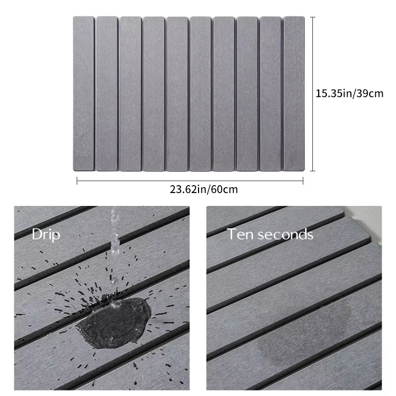 Tapis de séchage de cuisine pliable