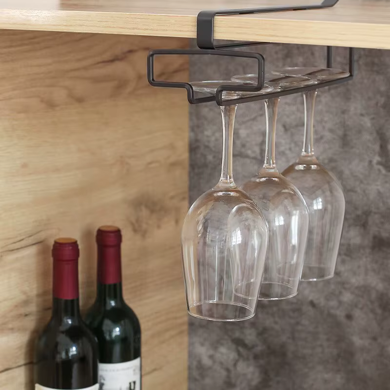 Support de verre à vin suspendu sans poinçon