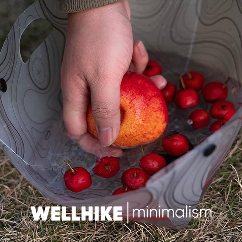WELLHIKE – vaisselle pliante légère d'extérieur, vaisselle polyvalente réutilisable, ensemble Ultra léger pour pique-nique, fête de rassemblement à domicile
